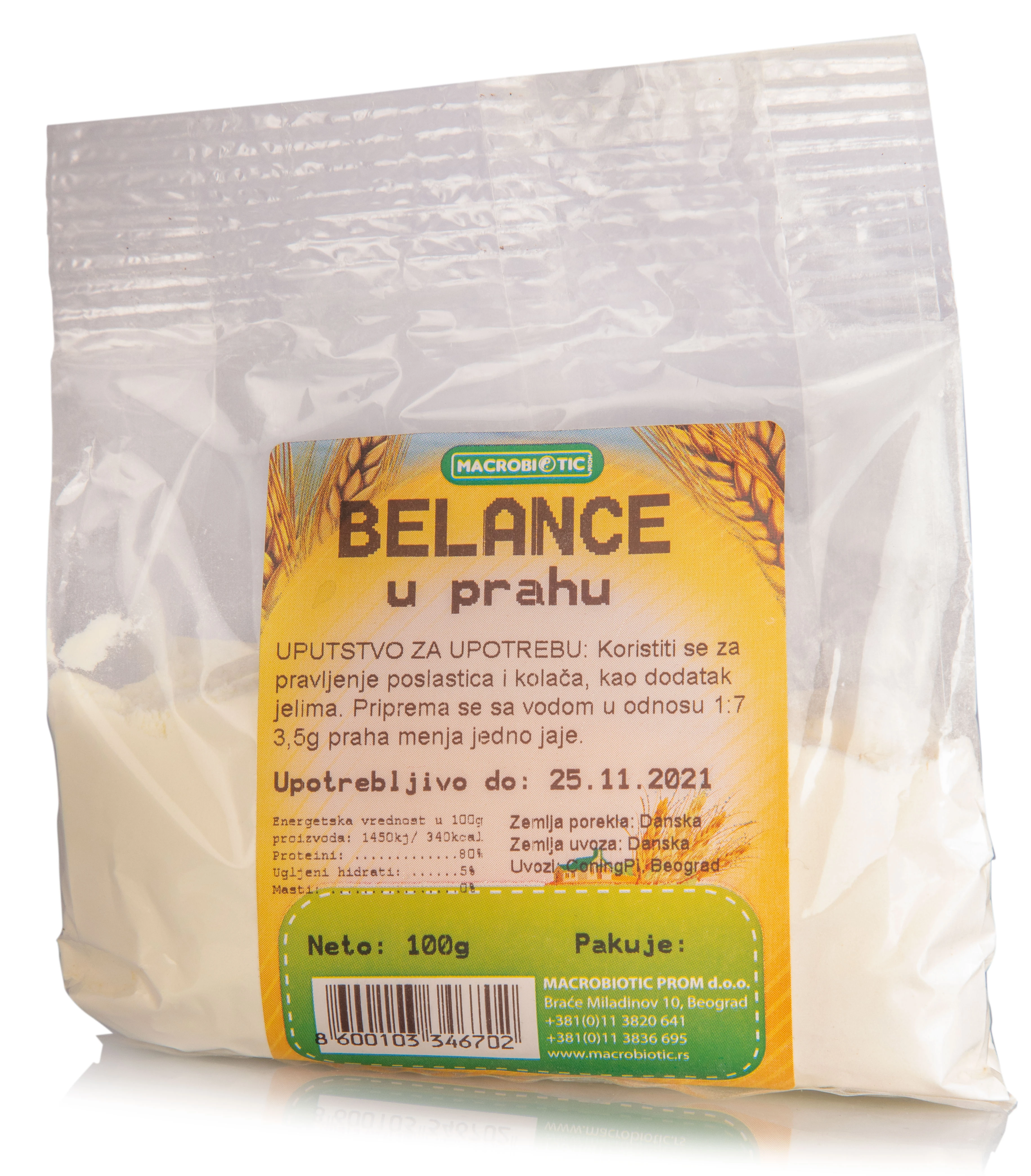 Belance u prahu 100 g Macrobiotic Prom